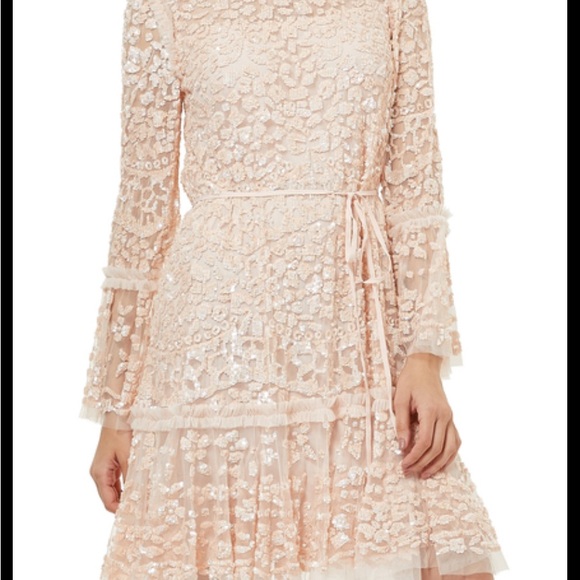 BHLDN needle and thread Annie sequined mini dress - Picture 5 of 16